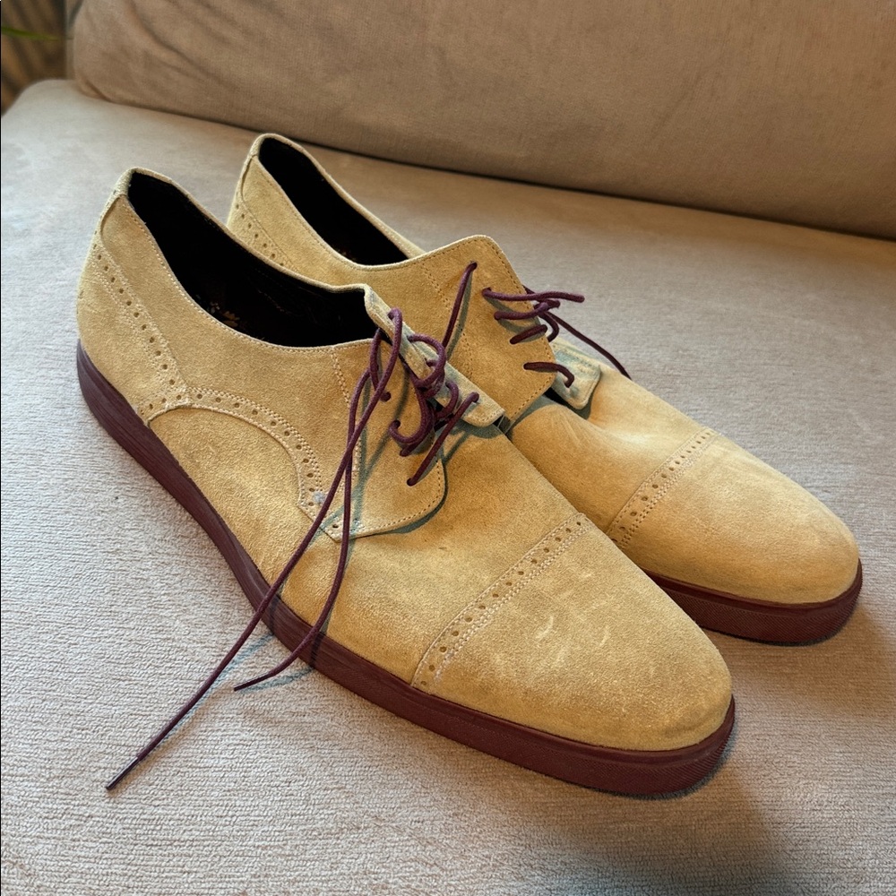 Paul Smith PS mens shoes light brown suede US10